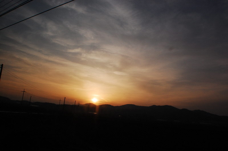백령도 일몰